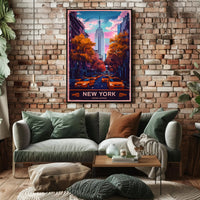 New York City in Autumn Poster