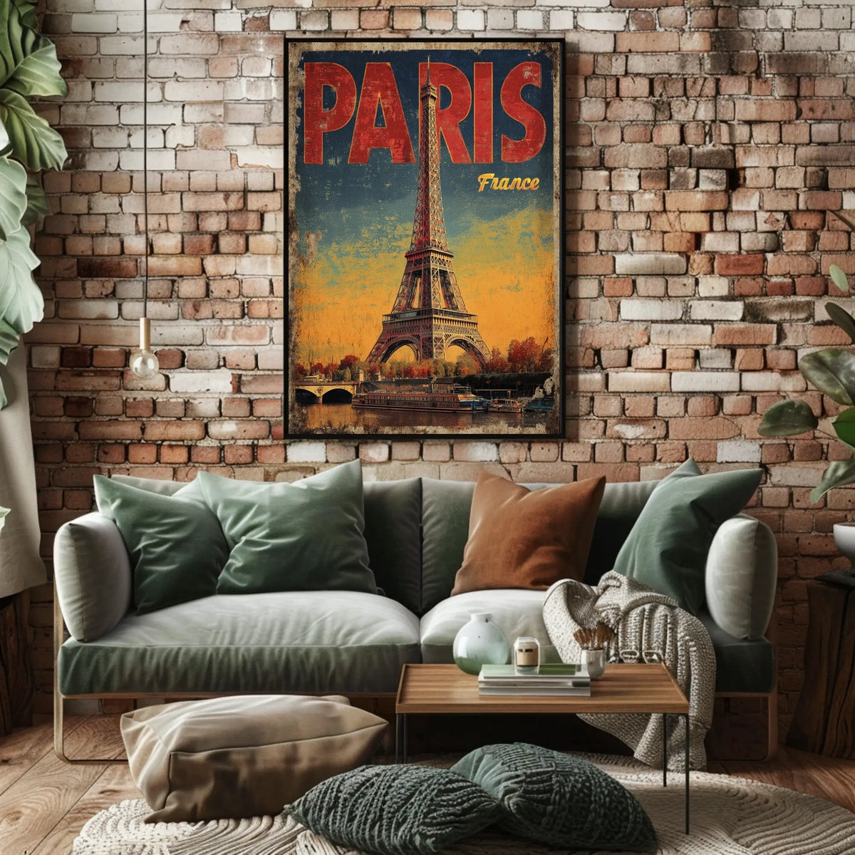 Paris Vintage Travel Poster