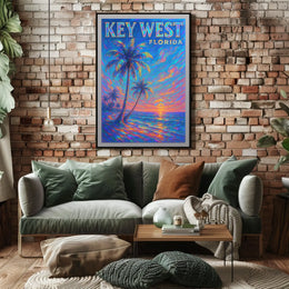 Key West, Florida Sunset Poster