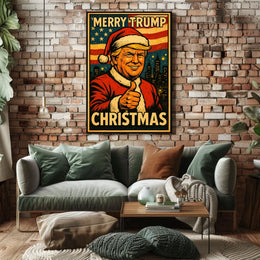 Merry Trump Christmas Poster