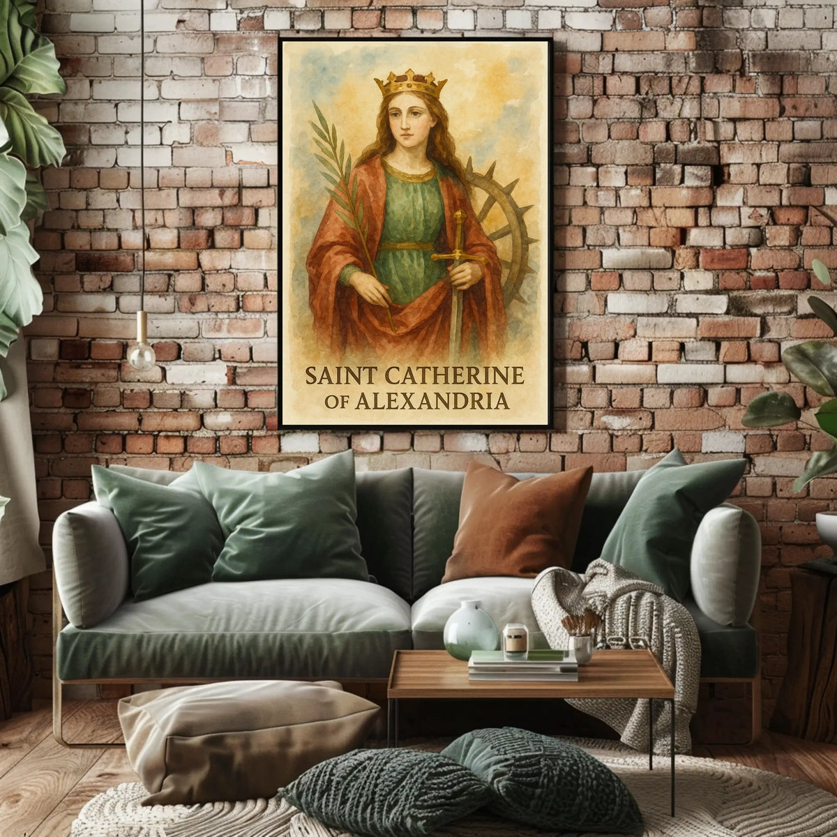 Saint Catherine of Alexandria Poster