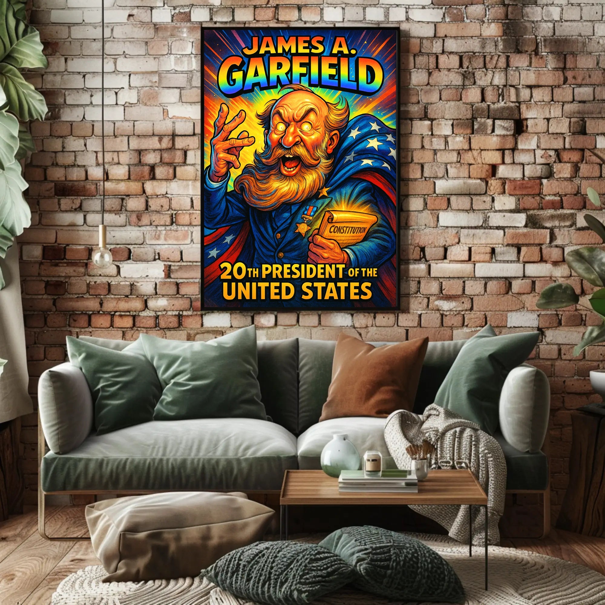 James A. Garfield 20th President Poster PosterGoat