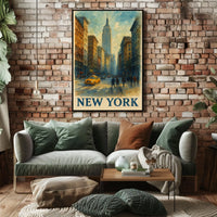 New York City Streets Poster
