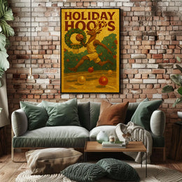 Holiday Hoops Poster