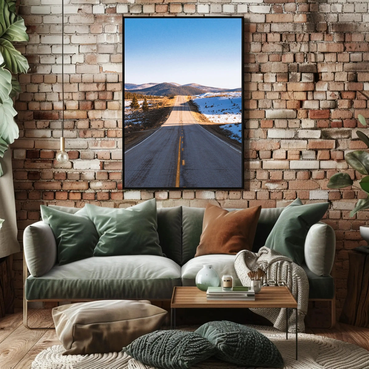 Open Road To The Horizon Poster