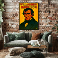 William Henry Harrison Scenic Wanderlust Poster