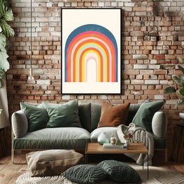Abstract Artistic Elements Stylized Wall Art Poster