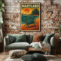Maryland Coastal Charm Poster