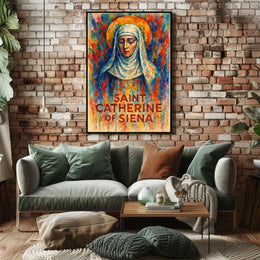 Saint Catherine Of Siena Poster