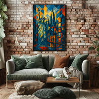 Geometric New York Poster