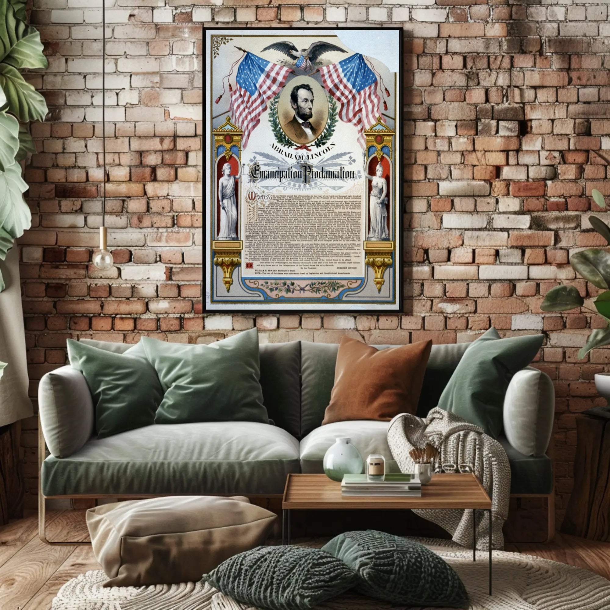 Abraham Lincoln Early Standing Pose Poster Art Print PosterGoat