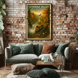 Cuyahoga Valley Where Nature Breaks Free Poster