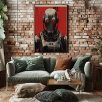 Futuristic Robot Design Poster