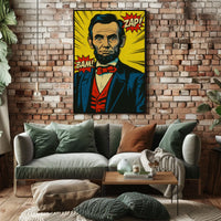 Comic Style President Poster