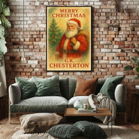 Classic Holiday Cheer Vintage-Style Christmas Cultural Poster