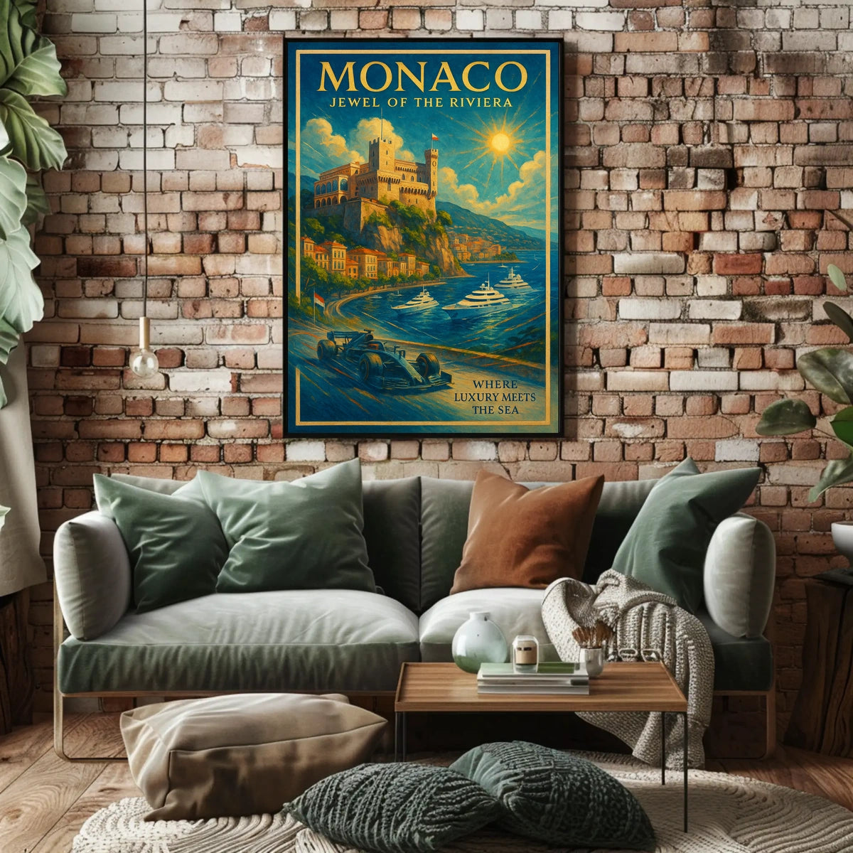 Monaco Jewel of the Riviera Poster