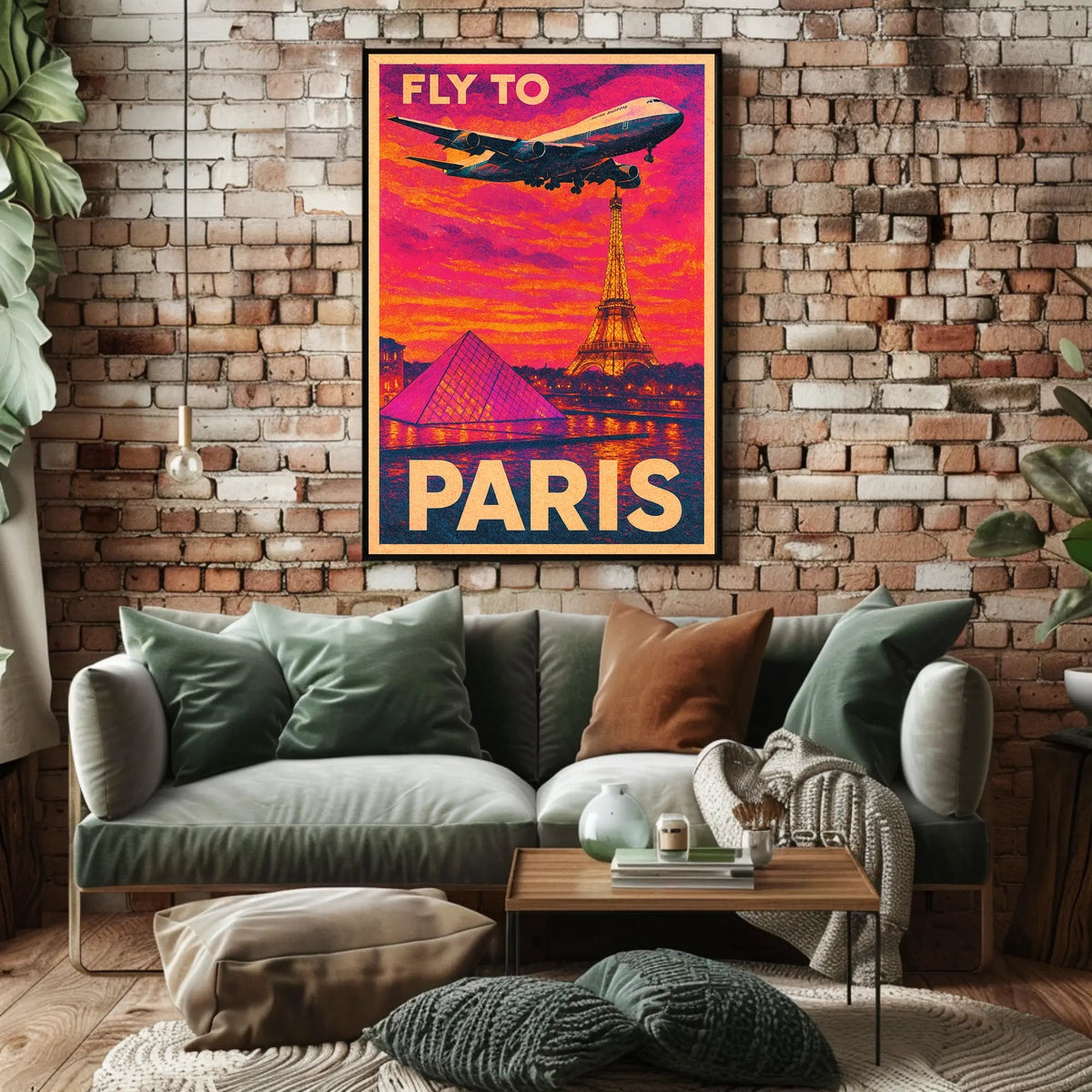 Fly To Paris Poster