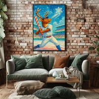 Winter Wonderland Baseball Poster