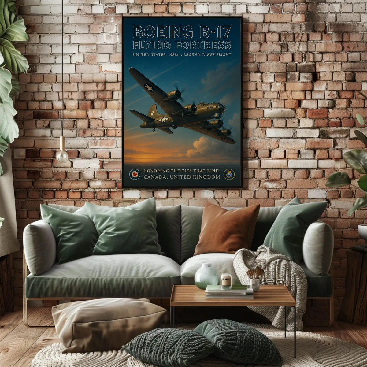 Boeing B-17 Flying Fortress Poster