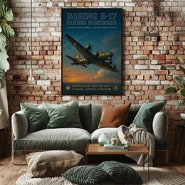 Boeing B-17 Flying Fortress Poster