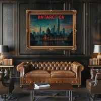 Antarctica Urban Dreamscape Poster