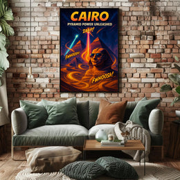 Cairo – Pyramid Power Unleashed Poster PosterGoat