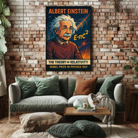 Albert Einstein The Theory Of Poster