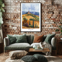Tuscany Landscape Poster PosterGoat
