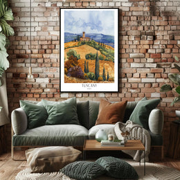 Tuscany Landscape Poster PosterGoat