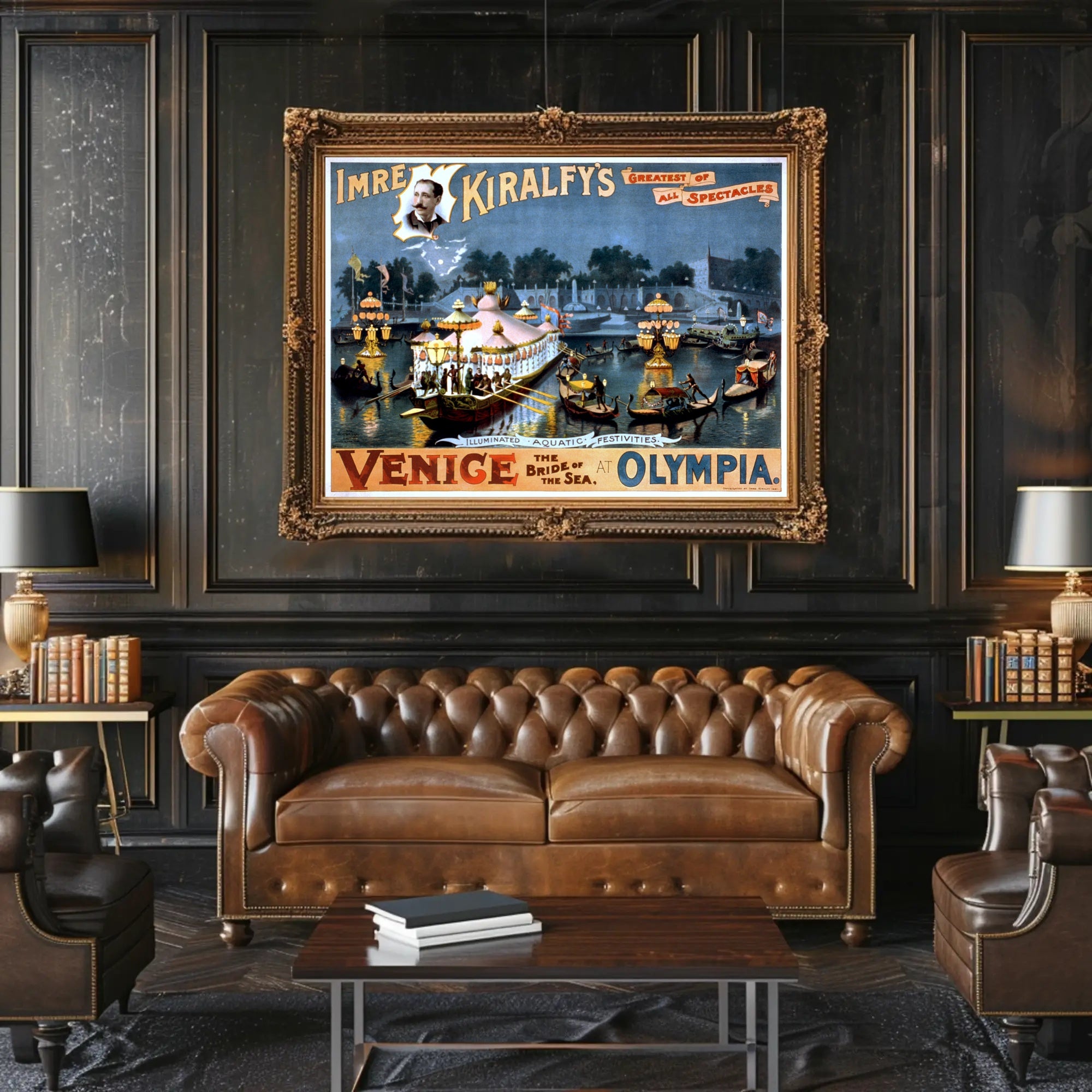 Venetian Festive Spectacle Cultural or Heritage Poster