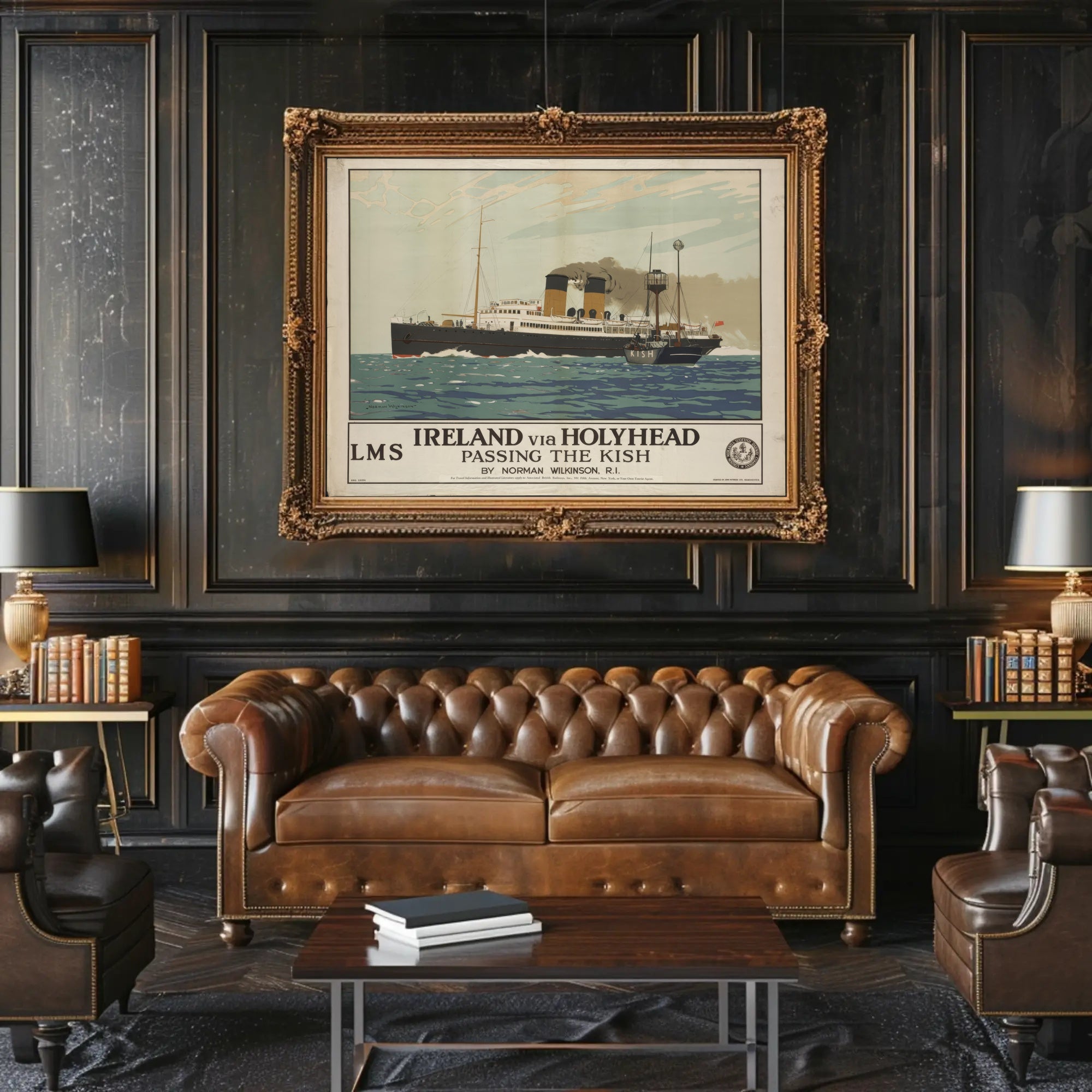 Vintage Maritime Adventure Poster PosterGoat