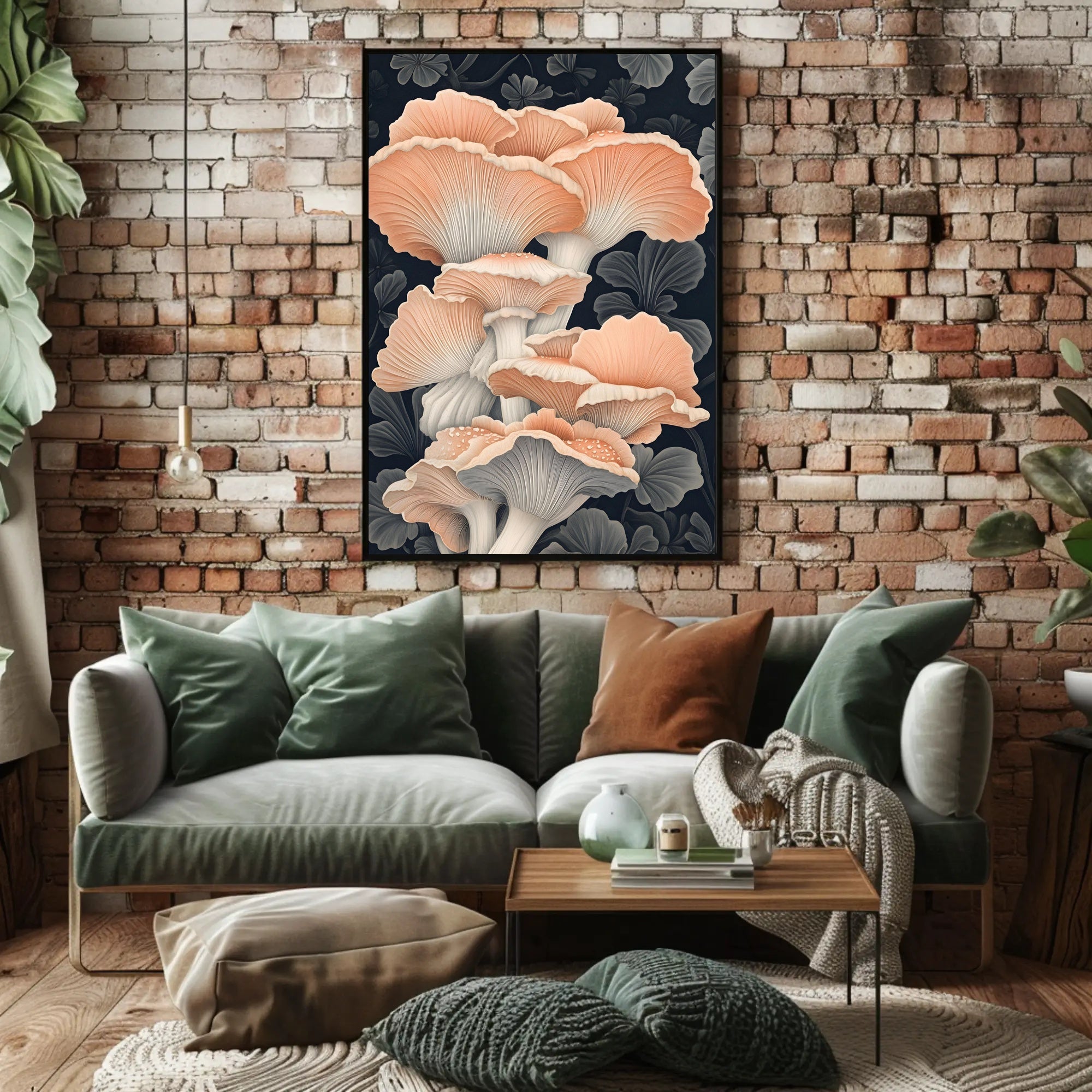 Enchanted Fungi Art Print Wall Decor