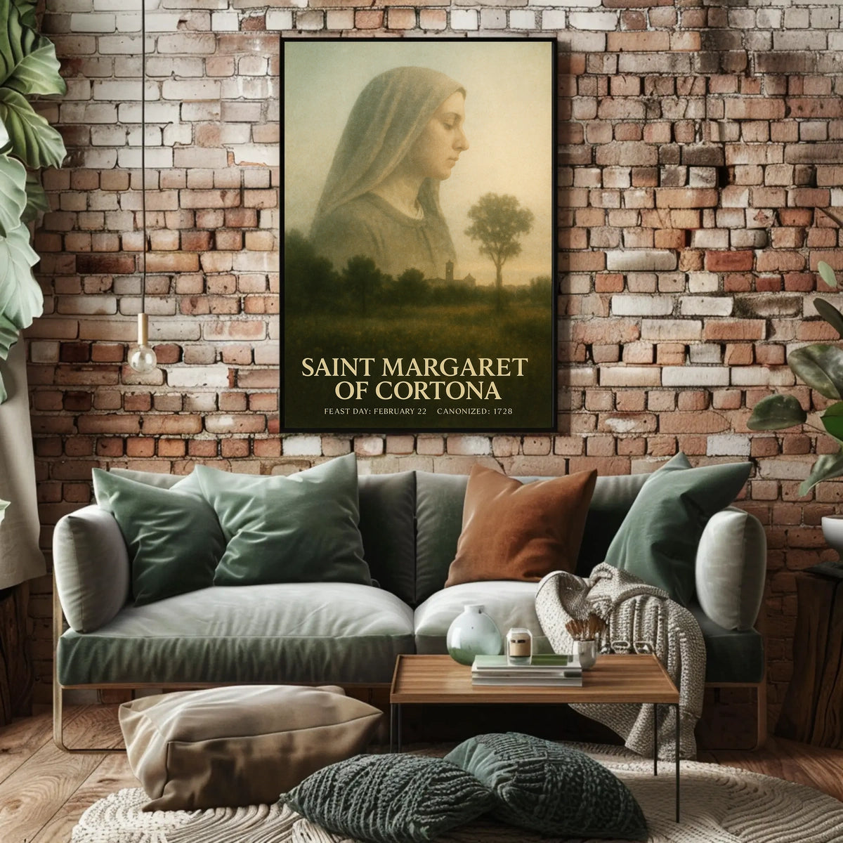 Saint Margaret Of Cortona Poster