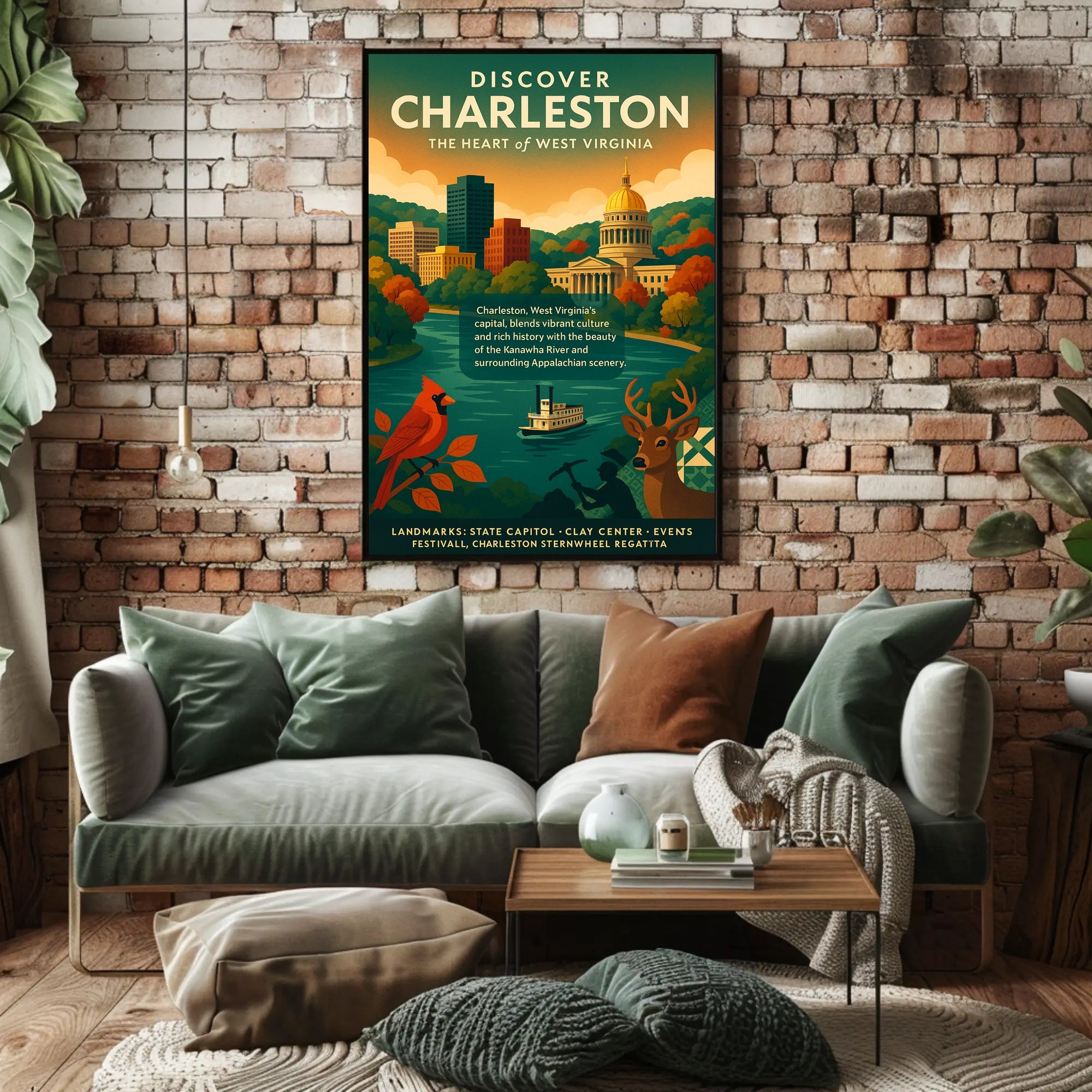 Discover Charleston Poster PosterGoat