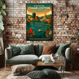Discover Charleston Poster PosterGoat