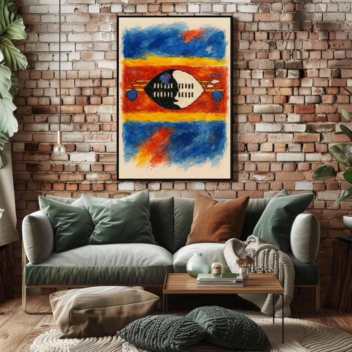Vibrant Tribal Art Poster