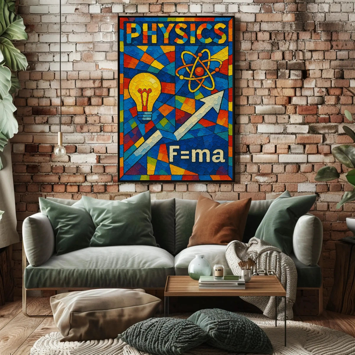 Physics In Motion Poster