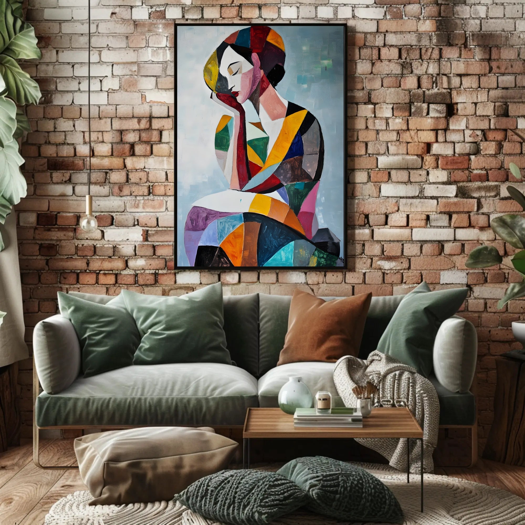 Abstract Contemplation Poster Modern Abstract Print