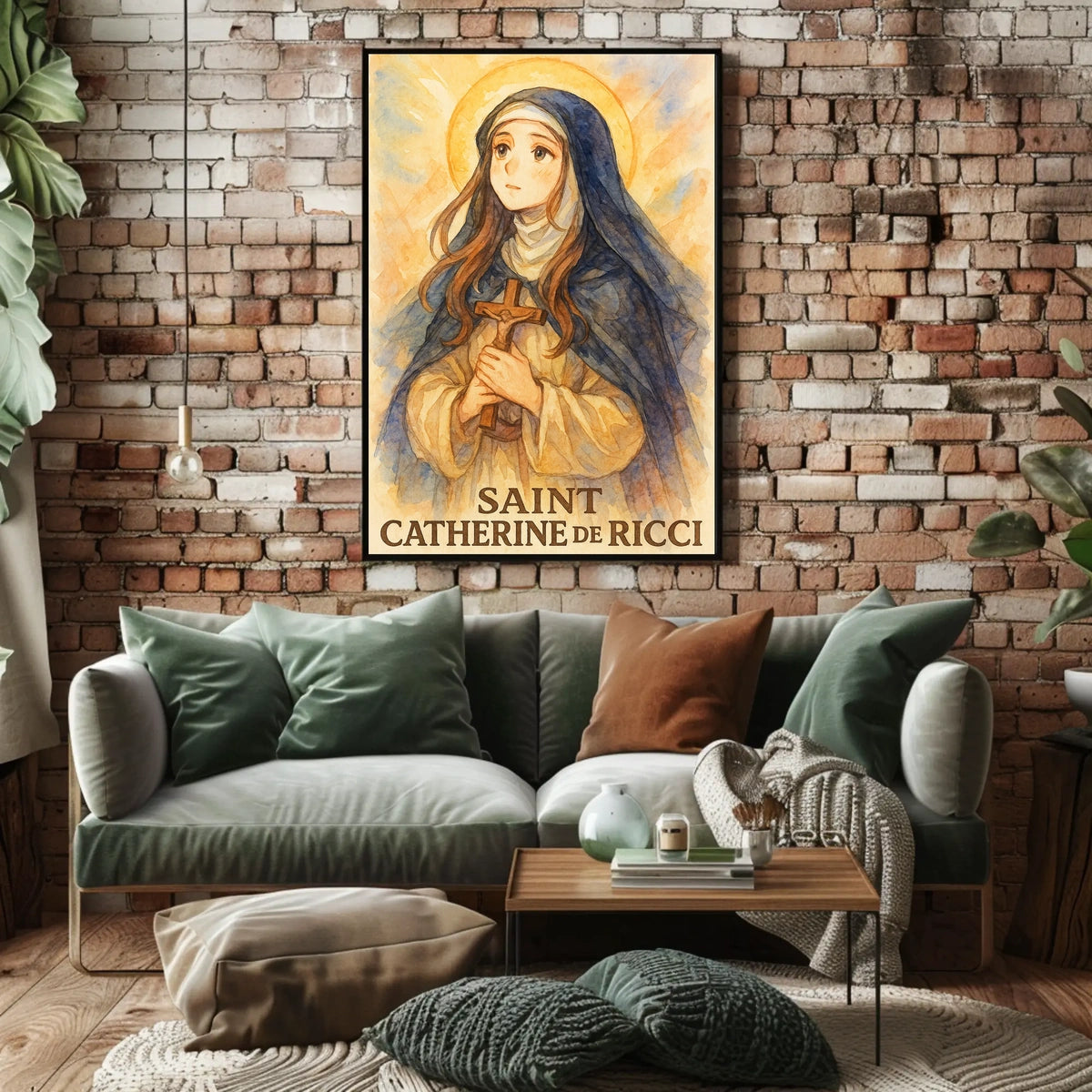 Saint Catherine De Ricci Patron Saint Heritage Poster