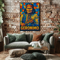 Geronimo Vibrant Tribute Poster