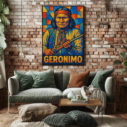 Geronimo Vibrant Tribute Poster