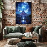 Celestial Cityscape Poster