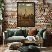 New York Cityscape Poster