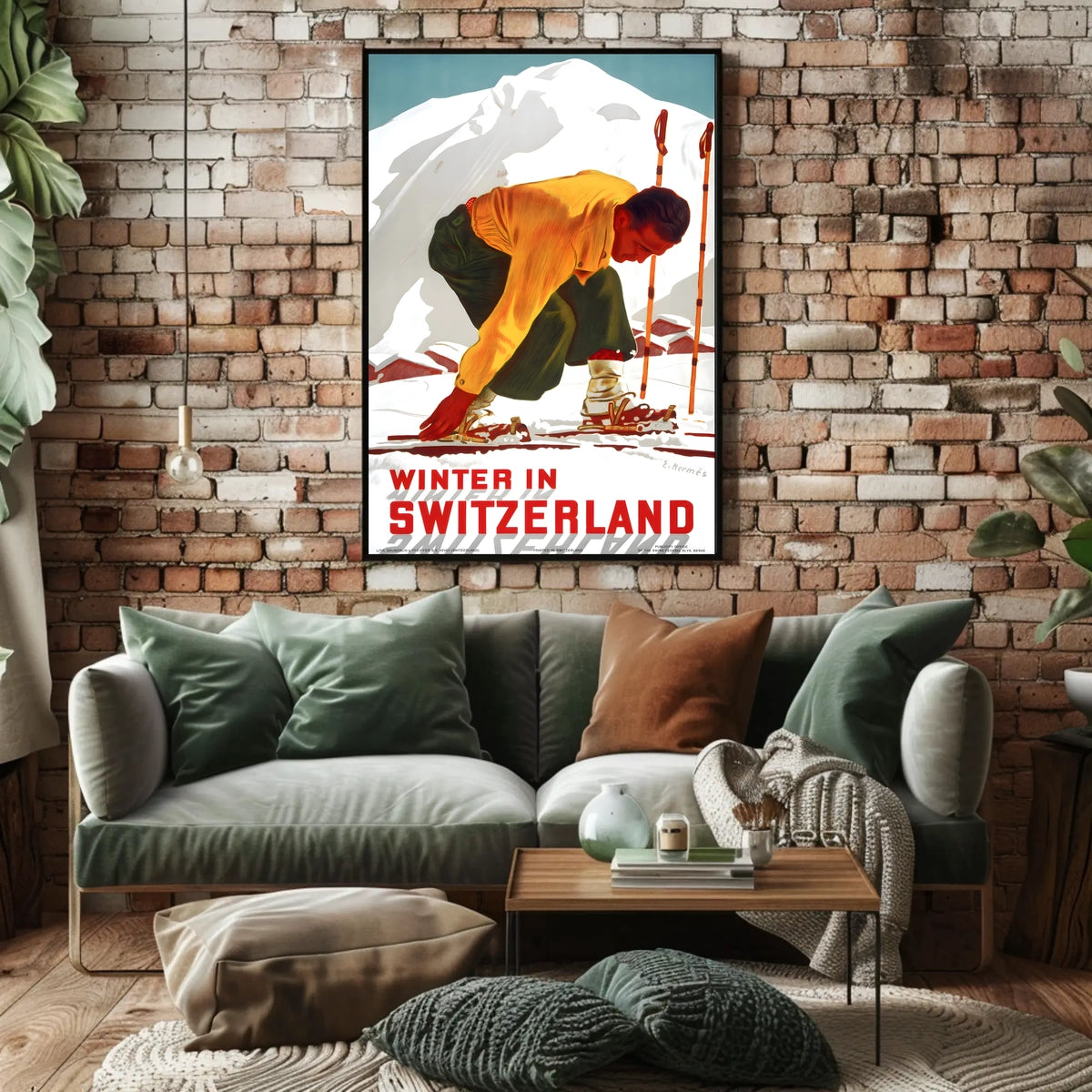 Winter In Switzerland Poster