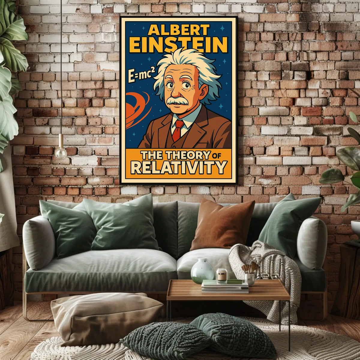 Albert Einstein The Theory Of Poster