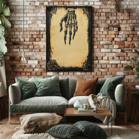 The Grim Reach Artistic Skeleton Poster