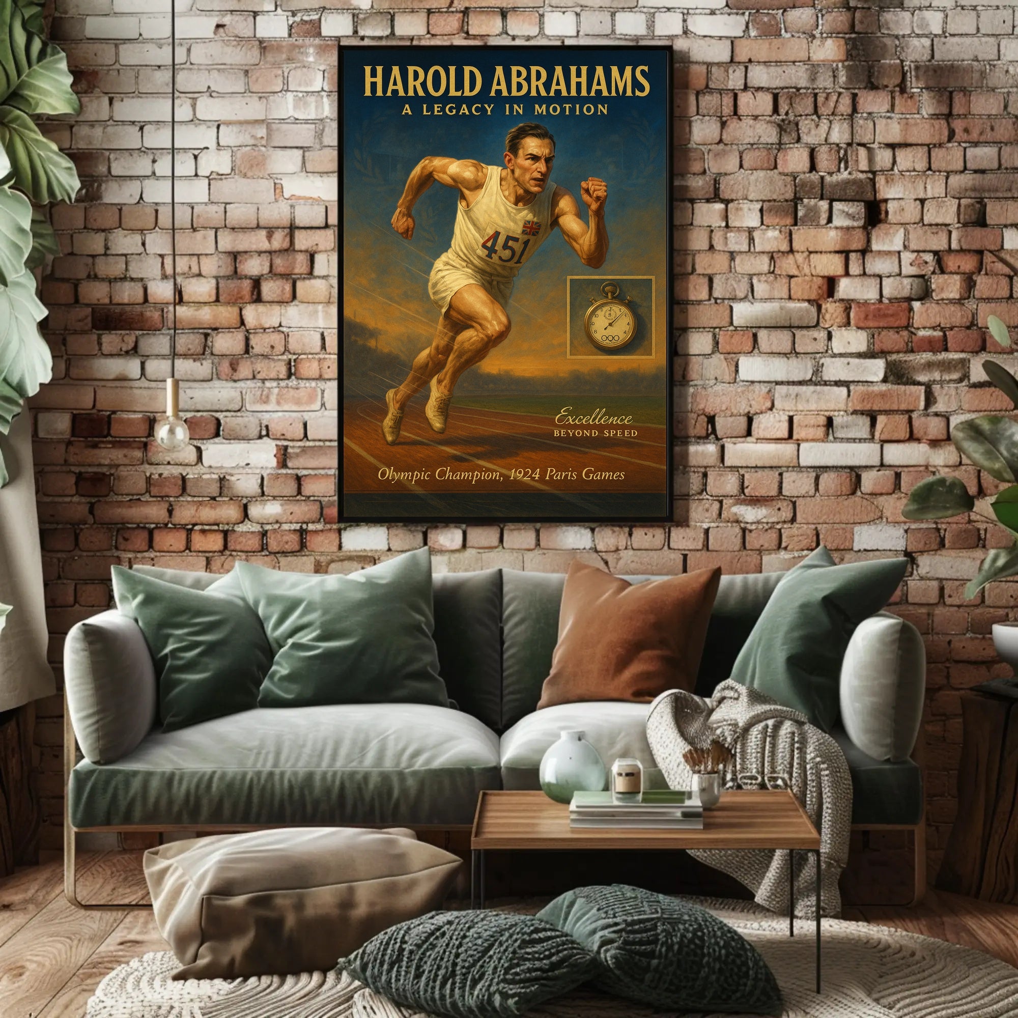Harold Abrahams A Legacy In Motion Poster