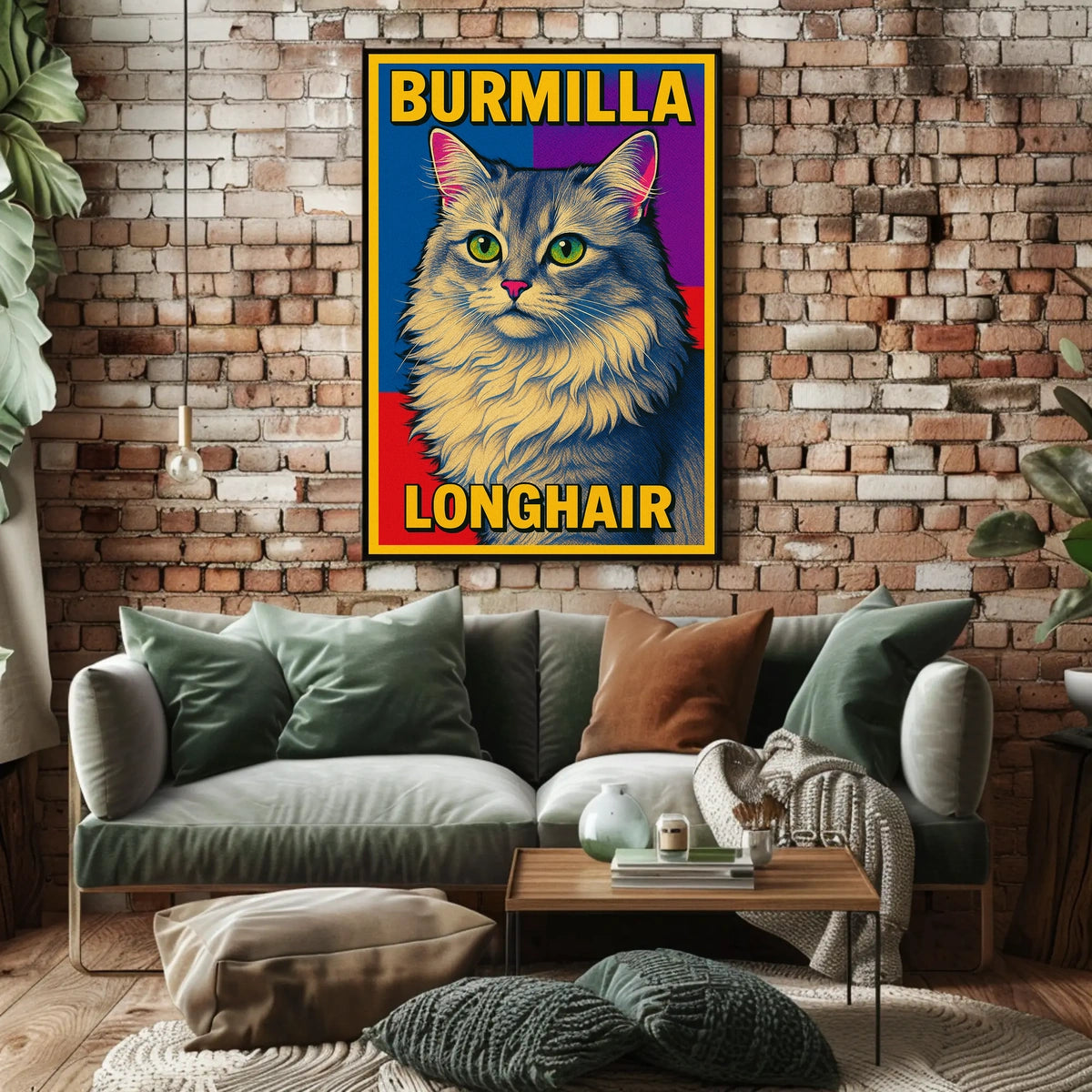 Burmilla Longhair Poster