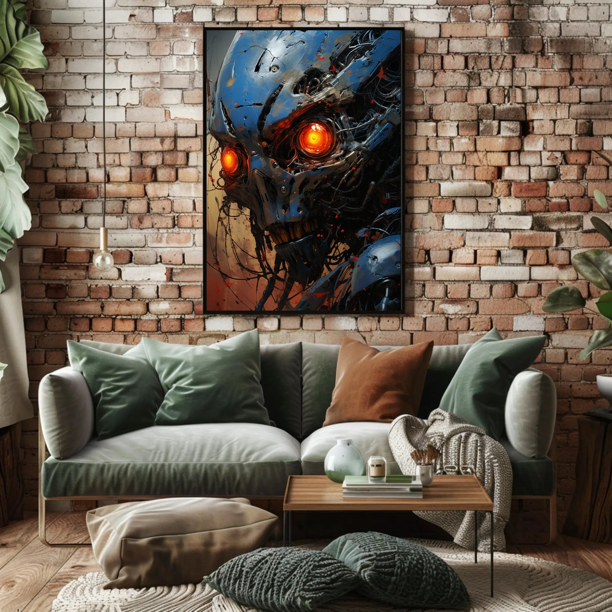 Cybernetic Visage Poster PosterGoat