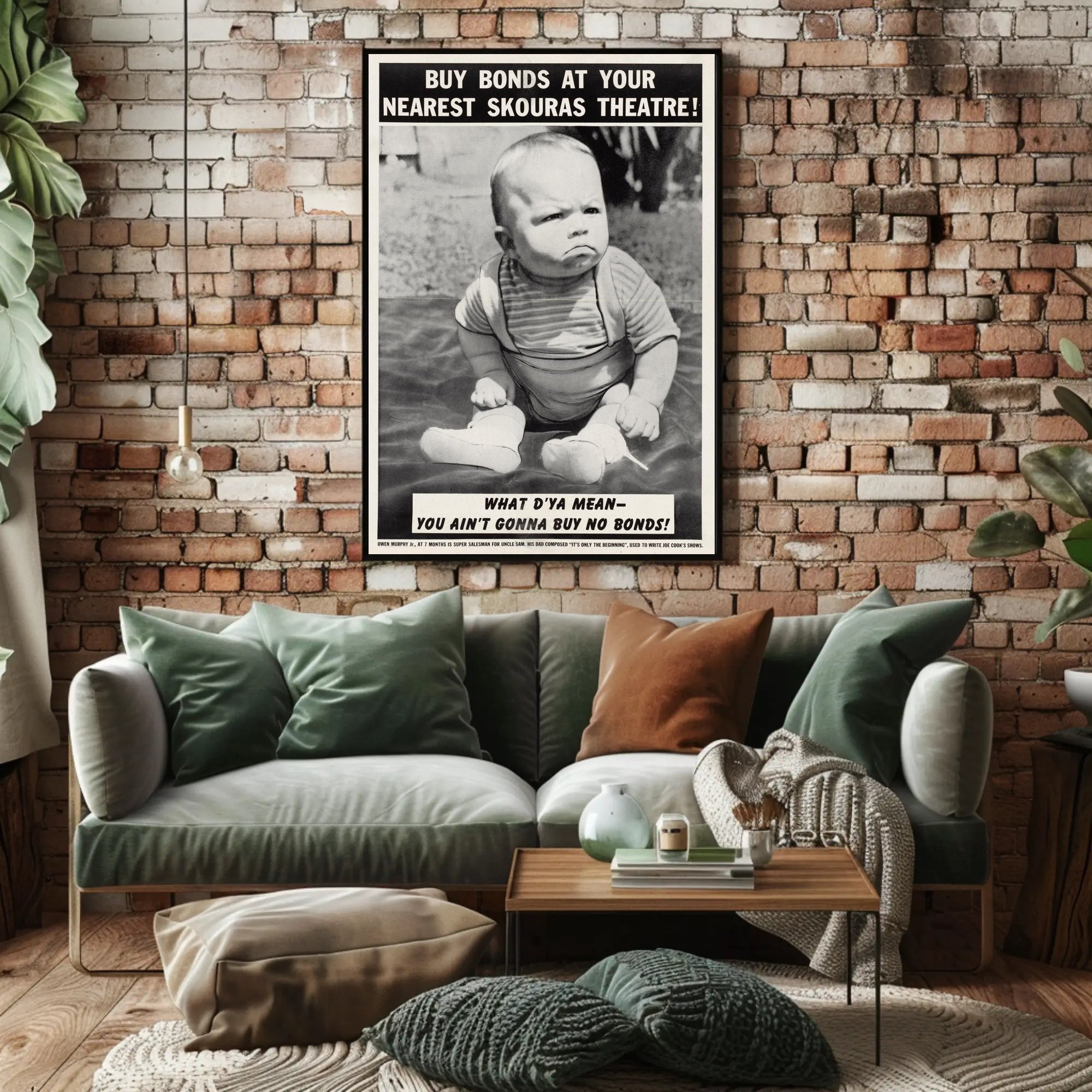 Baby Bond Salesman Poster PosterGoat